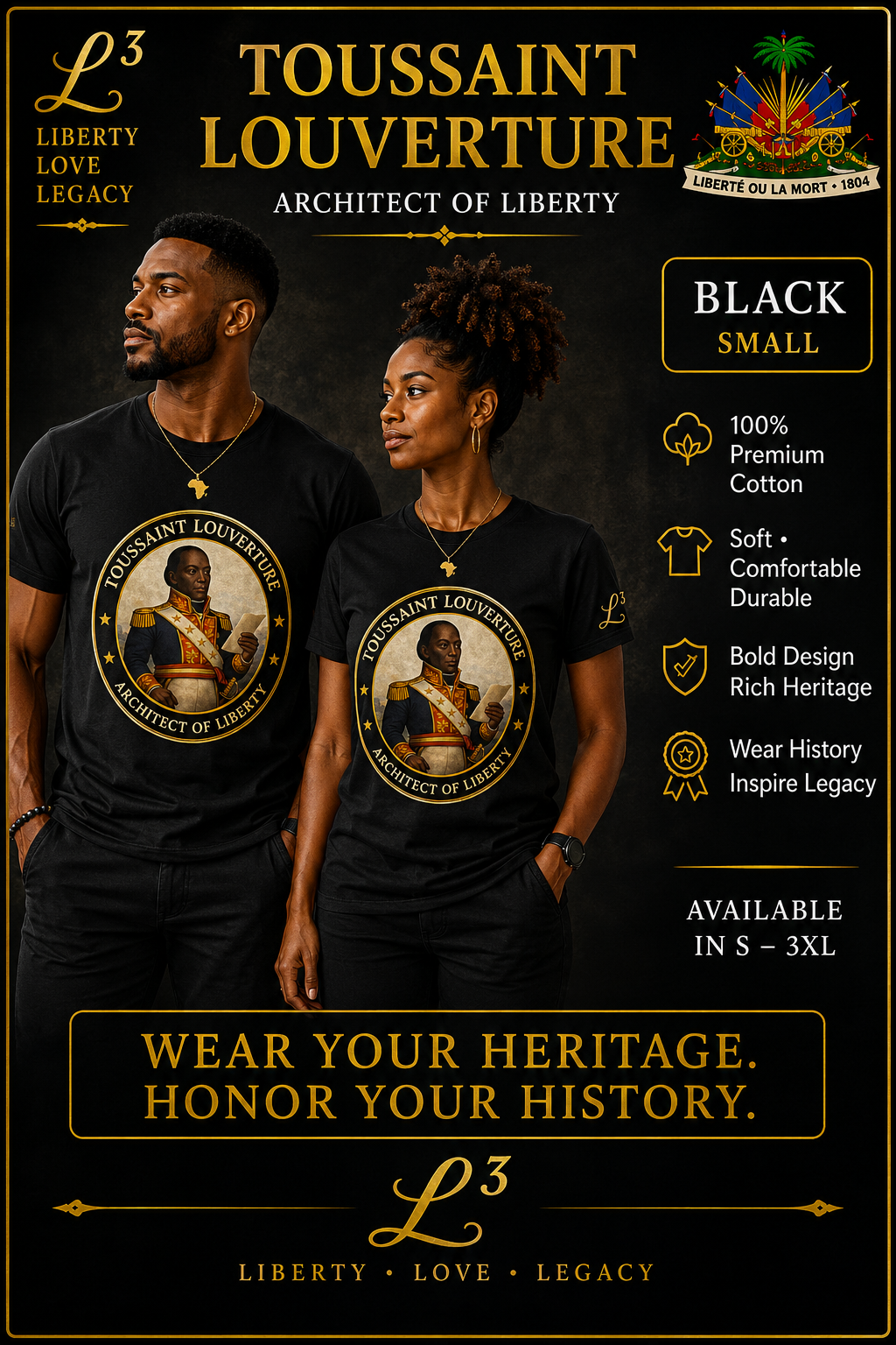 Toussaint Louverture Heritage Tees Collection