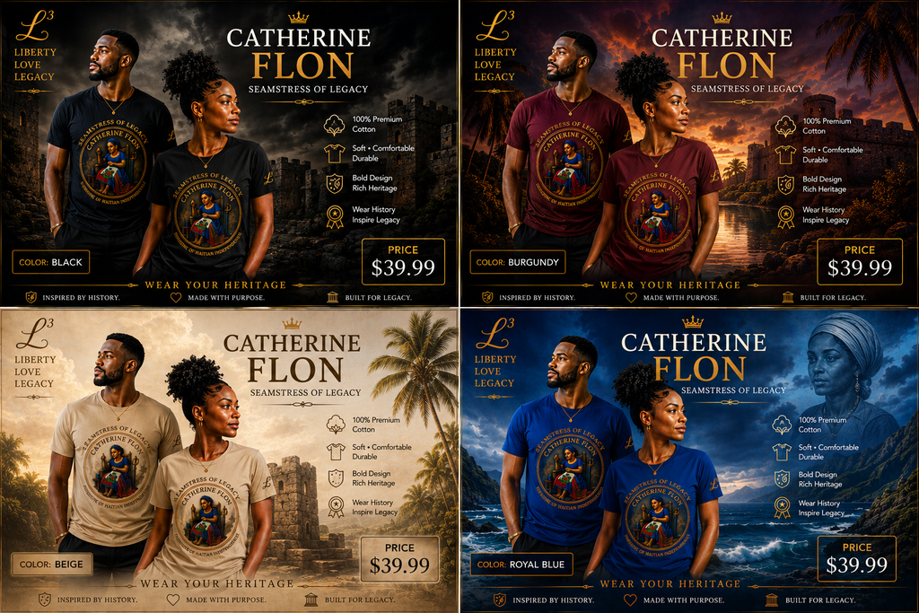 Catherine Flon Heritage Tees Collection