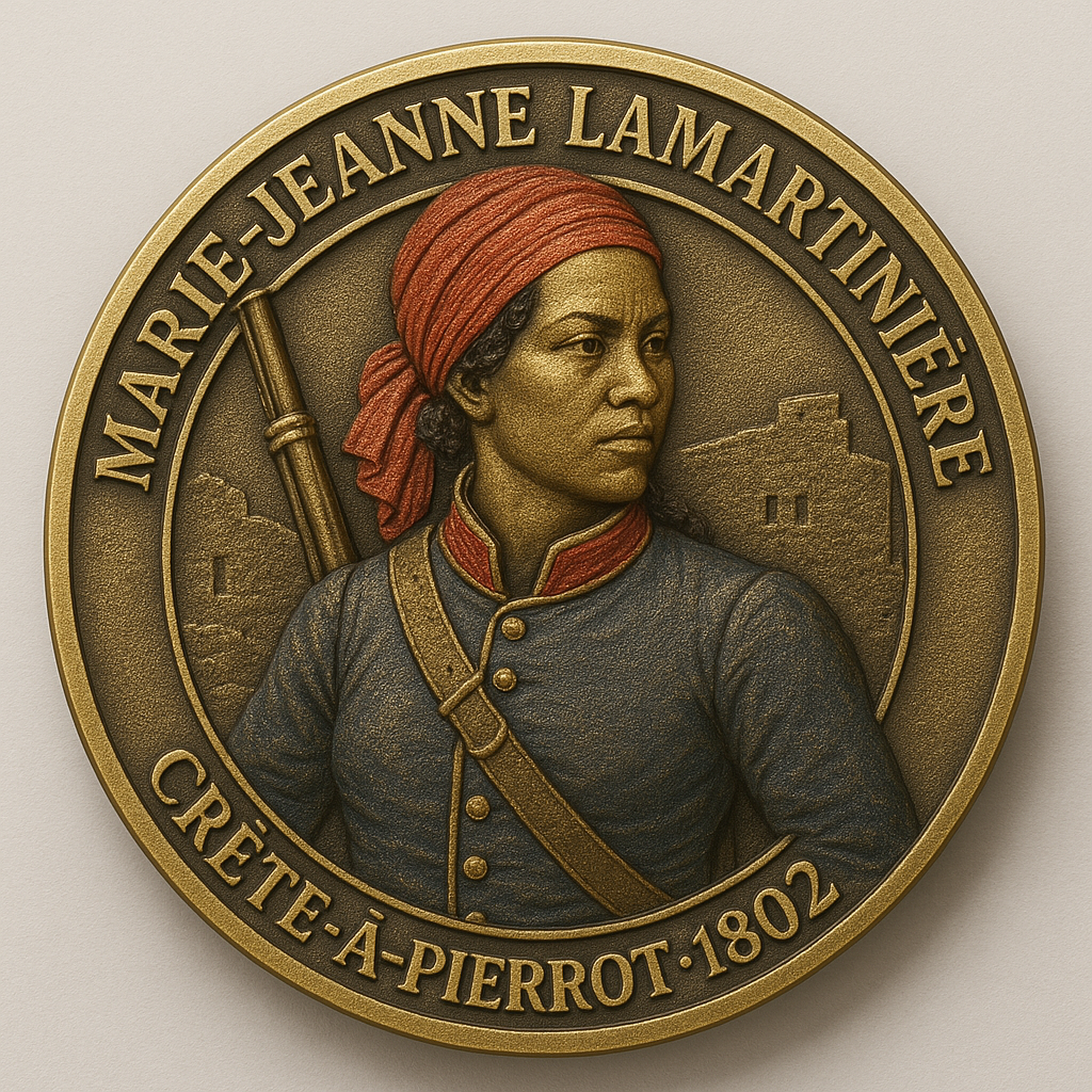 Marie Jeanne Lamartiniere - Heroes Coin Collection
